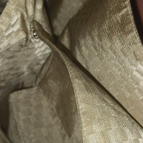 80s Vintage Jac Dale Silver Pleated Maxi Skirt - Picture 15 of 16